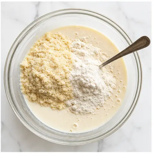 Step 2: Mix in dry ingredients