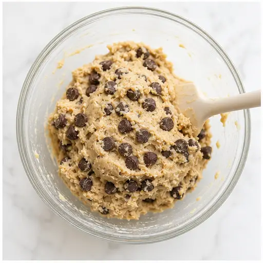 Step 3: Fold in chocolate chips