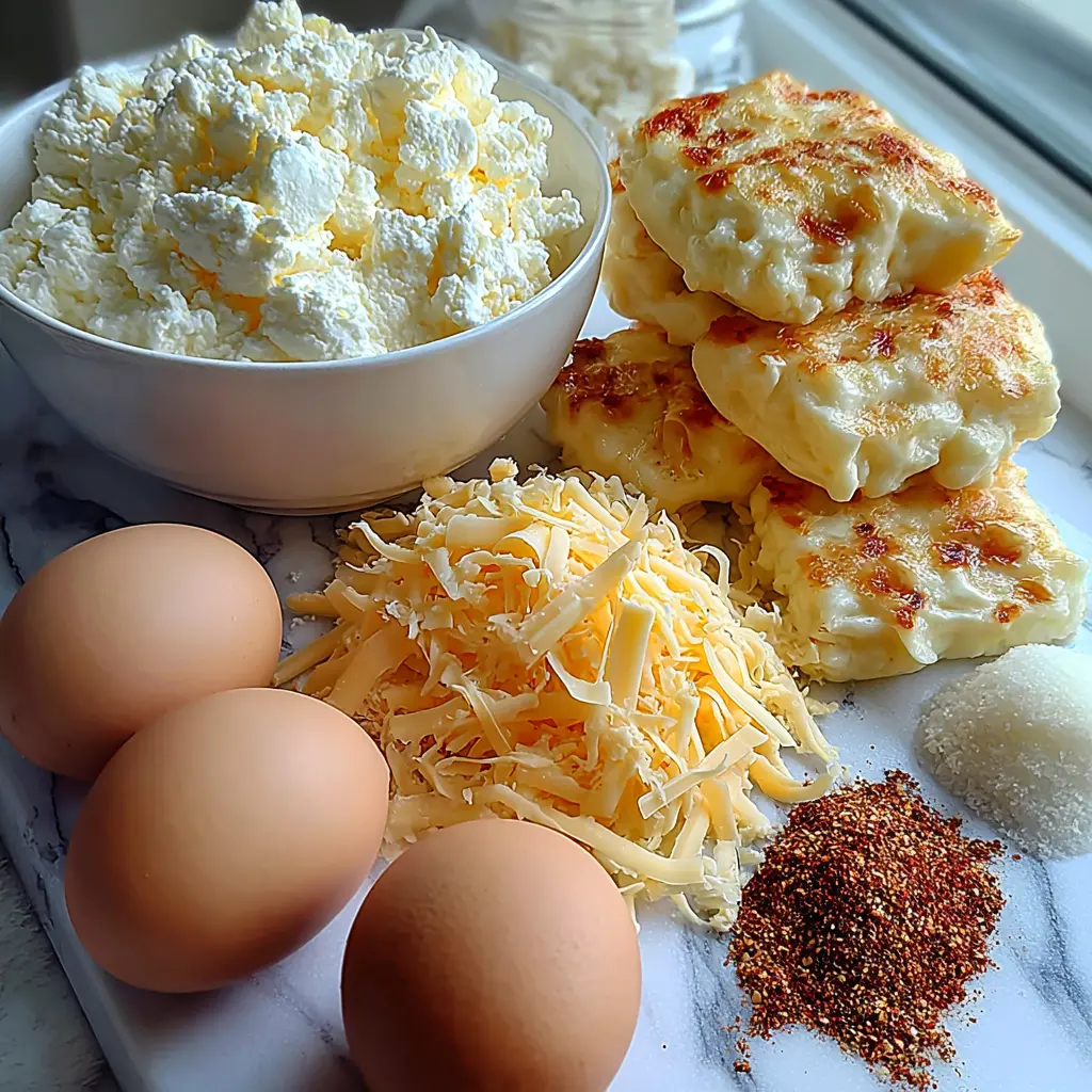 cottage cheese egg bites - main ingredients