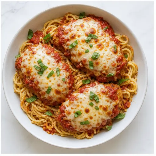 Step 4: Serving in a bowl over pasta
