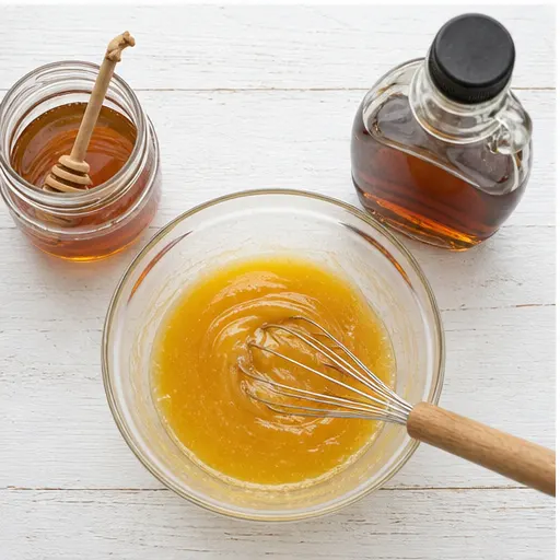 Step 3: Whisking together honey butter