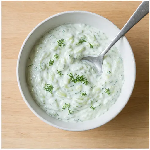 Step 3: Prepare the tzatziki sauce