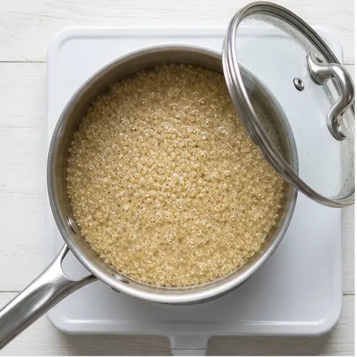 Step 1: Cook the quinoa until fluffy