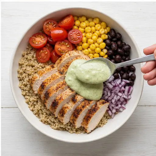 Step 4: Assemble the bowls with toppings