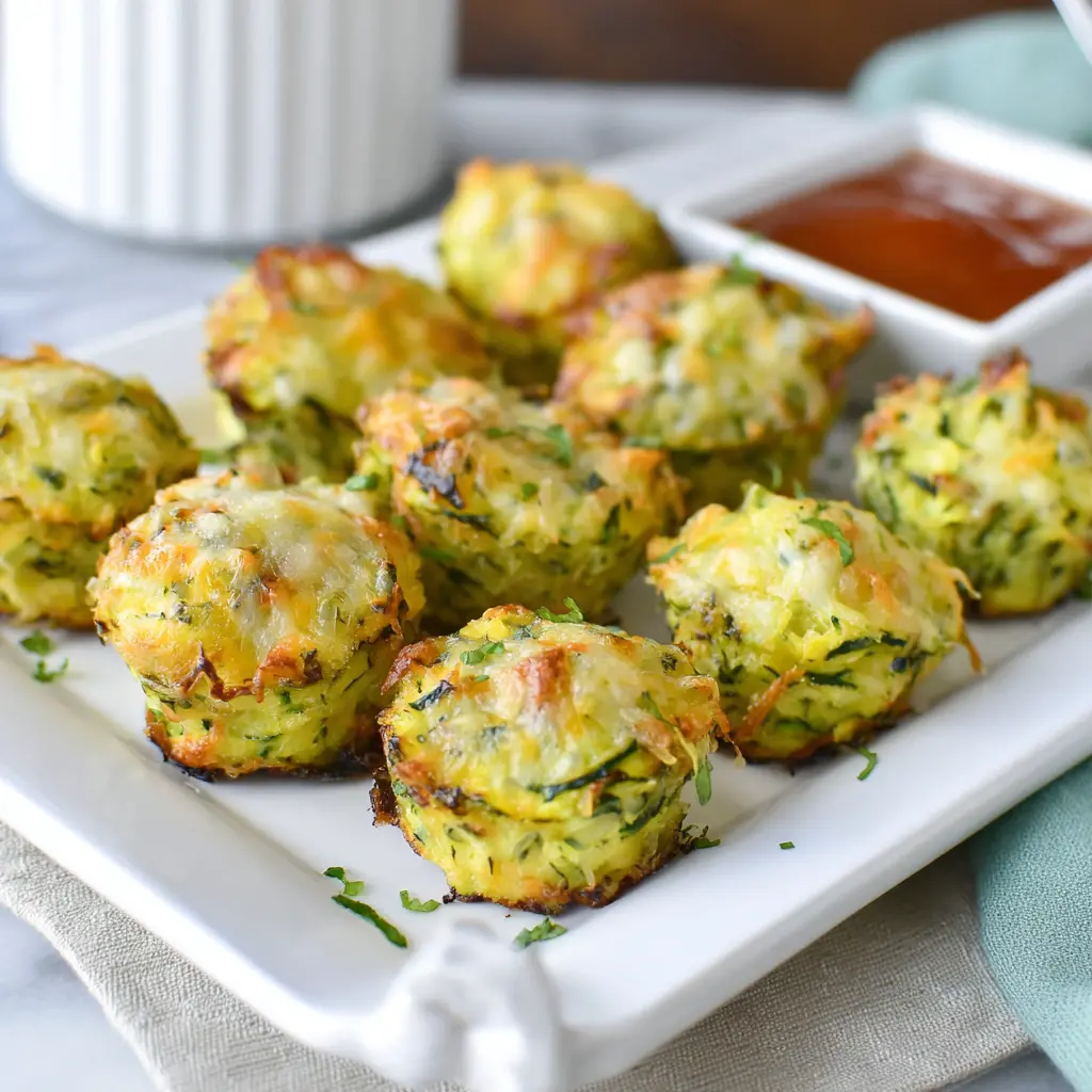 roasted lemon zucchini bites