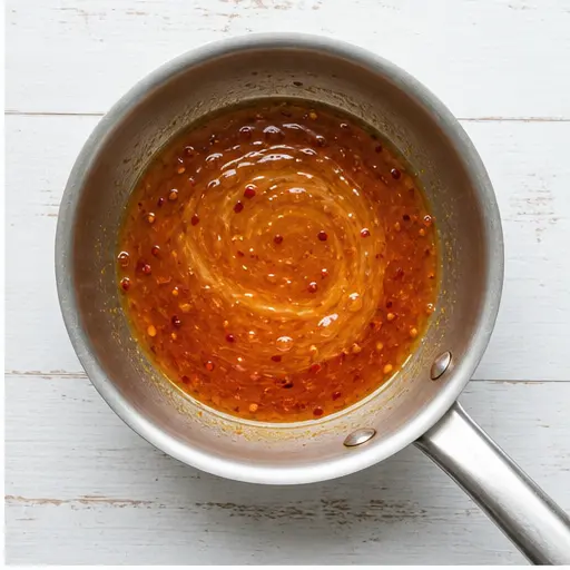 Step 2: Making hot honey sauce