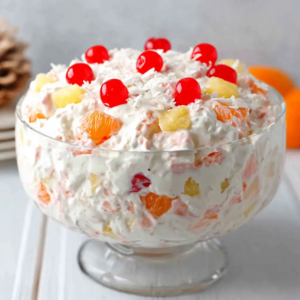ambrosia salad - final presentation