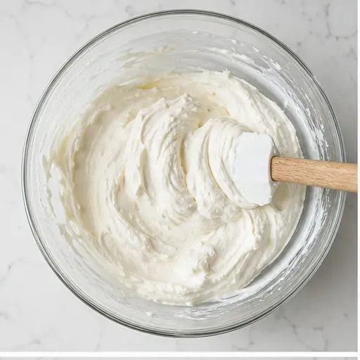 Step 1: Stir whipped topping and sour cream