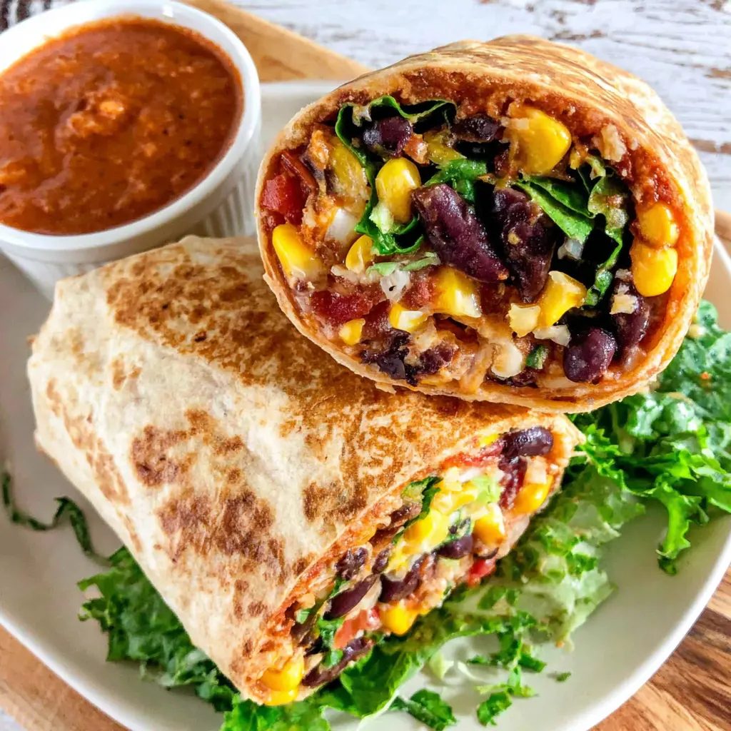 crispy southwest wrap - final presentation