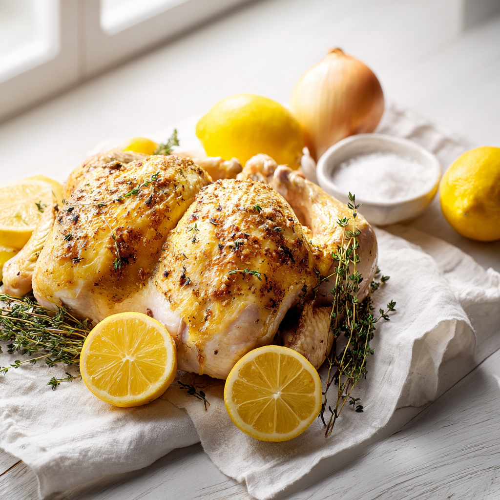 ina garten lemony chicken dinner - main ingredients