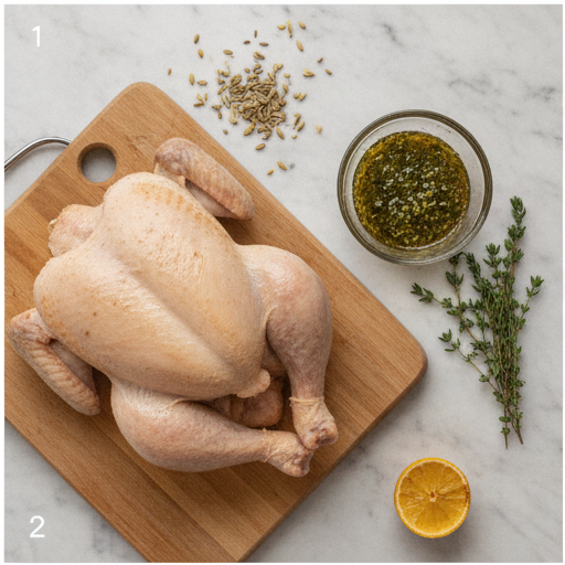 ina garten lemony chicken dinner - step 1