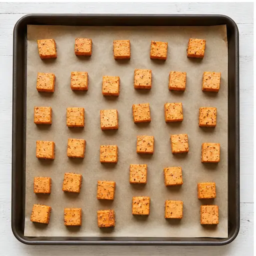Step 3: Spread in a single layer on a baking sheet
