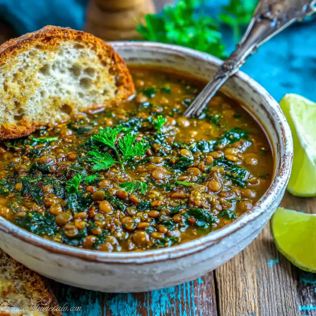 spicy lentil soup - final presentation