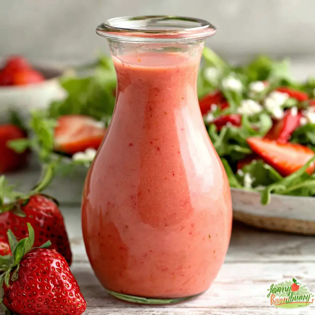 strawberry vinaigrette - final presentation