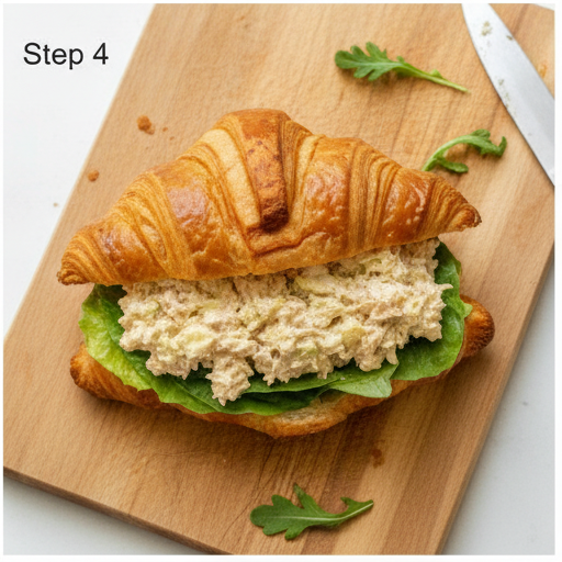 tuna croissant - step 4