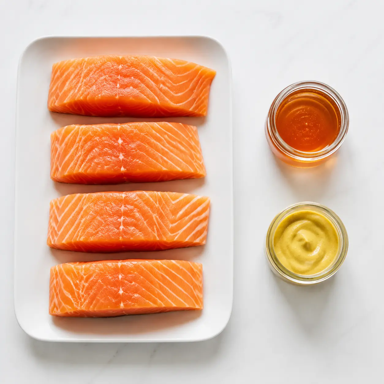 3 ingredient salmon bake - main ingredients