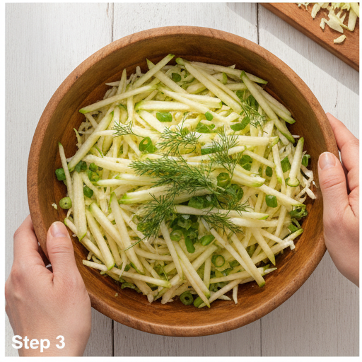 apple coleslaw - step 3