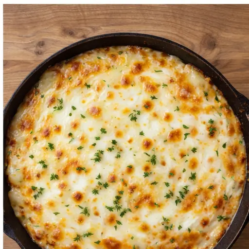 Step 4: Baking with mozzarella until golden and bubbly