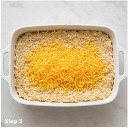 cracker barrel hashbrown casserole - step 3