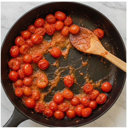 creamy tomato gnocchi soup - step 2