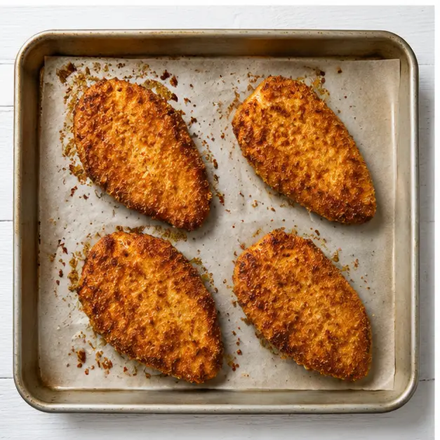 Step 3: Bake until golden and cooked through at 400°F