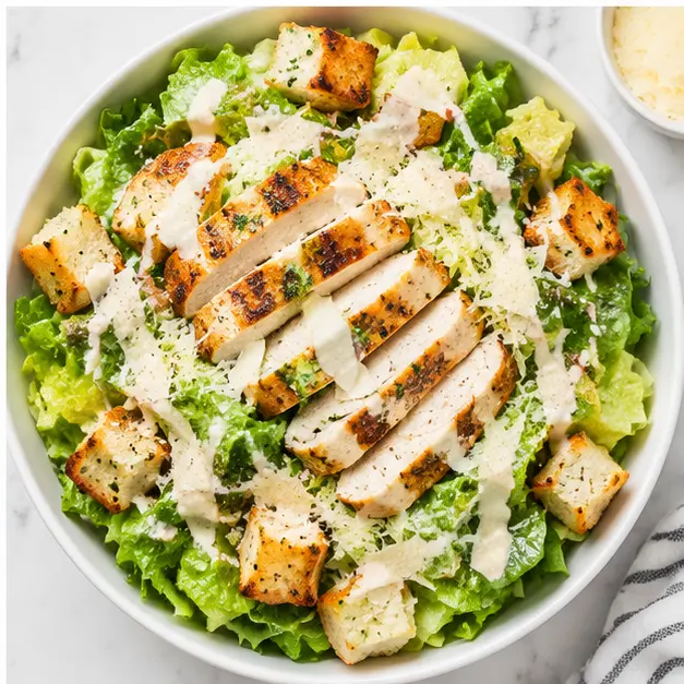Step 4: Assembling the final salad with dressing