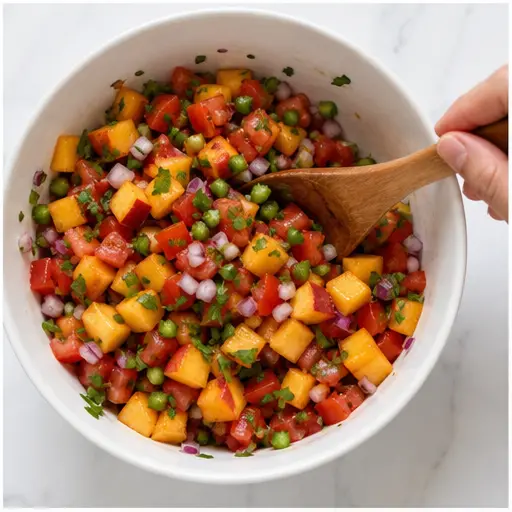 Step 4: Mixing all ingredients together