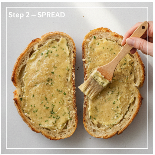 garlic bread - step 2