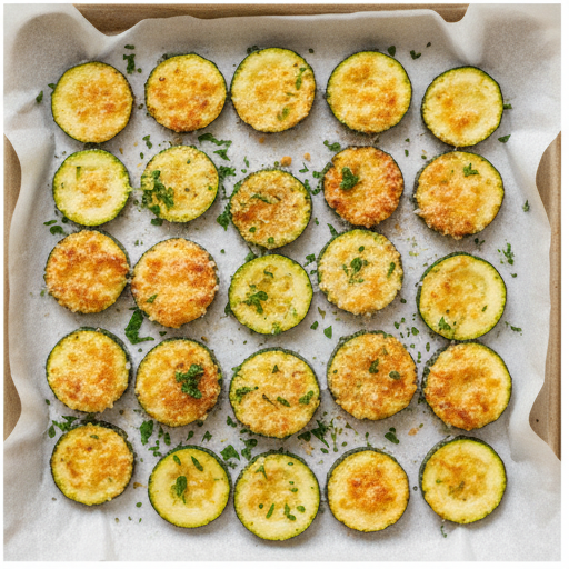 garlic parmesan roasted zucchini - step 4