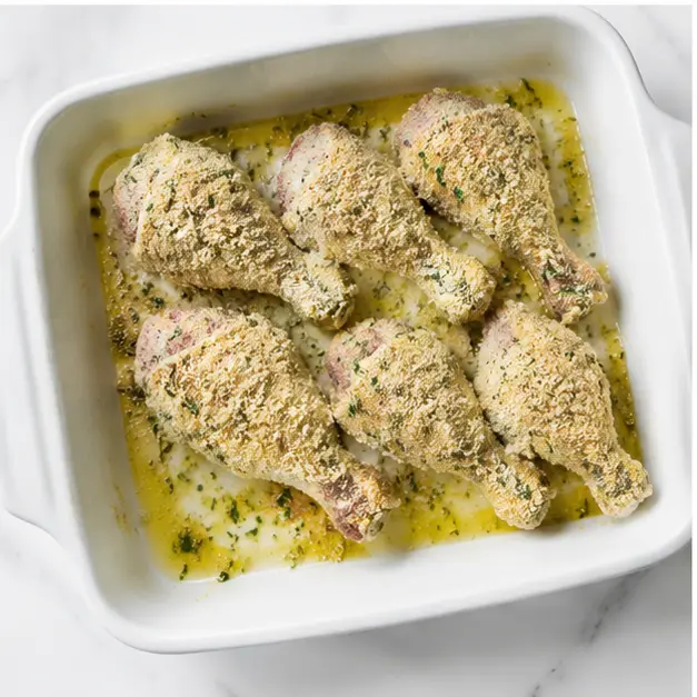 Step 3: Arrange in baking dish with olive oil