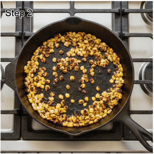 grilled corn elote pasta salad - step 2