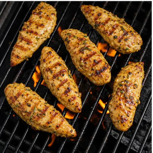 Step 3: Grilling the chicken tenders
