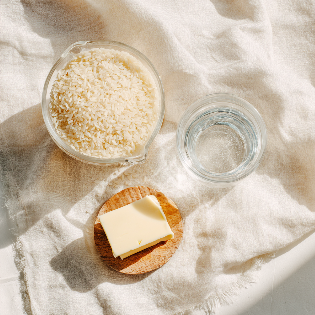 how to cook rice - main ingredients