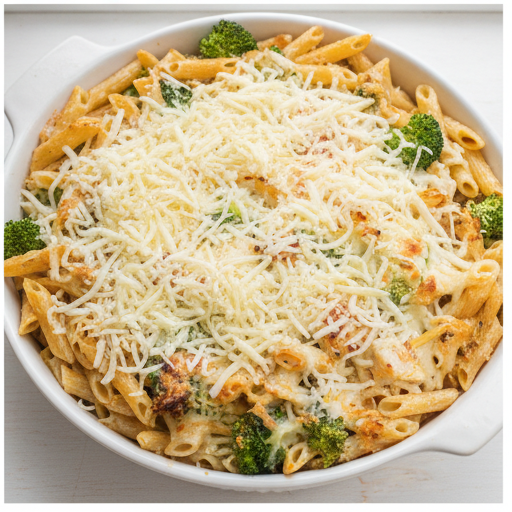 one pan chicken broccoli cheddar pasta bake - step 4