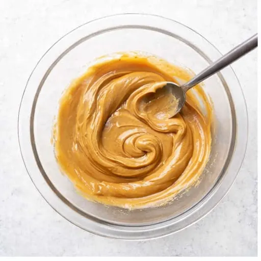 Step 1: Melting peanut butter and honey together