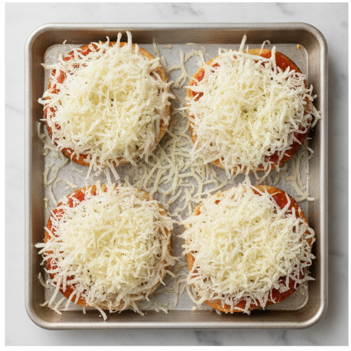 pizza bagels - step 3