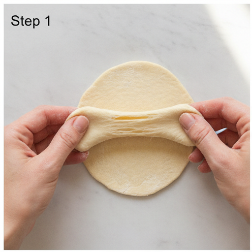 pizza bombs - step 1