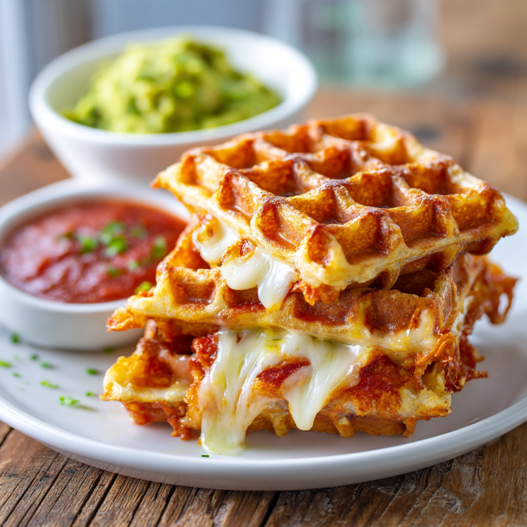 pizza waffles