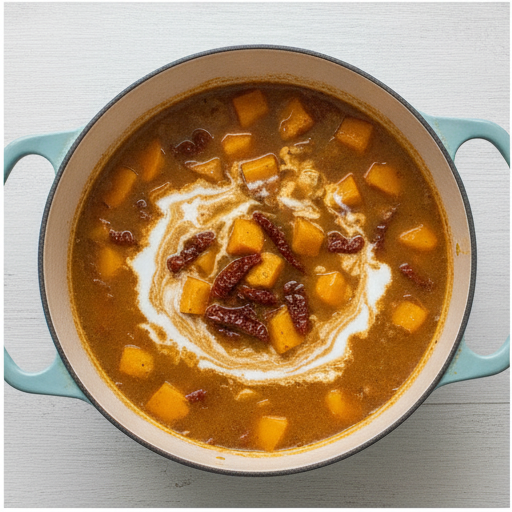 roasted butternut squash cauliflower soup - step 3