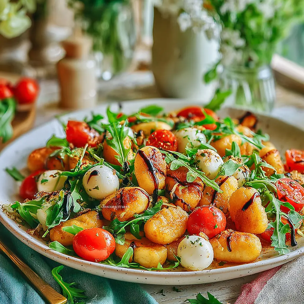 roasted gnocchi salad 347968189