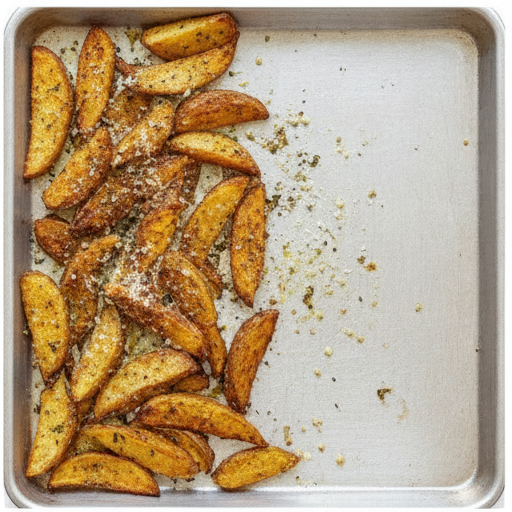 sheet pan steak and fries - step 2