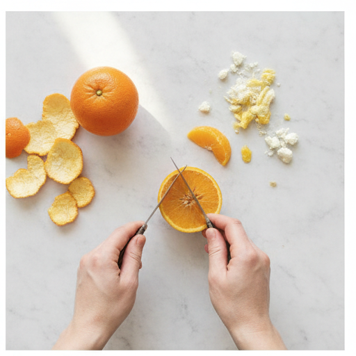 strawberry orange salad - step 2