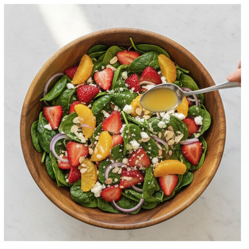 strawberry orange salad - step 4