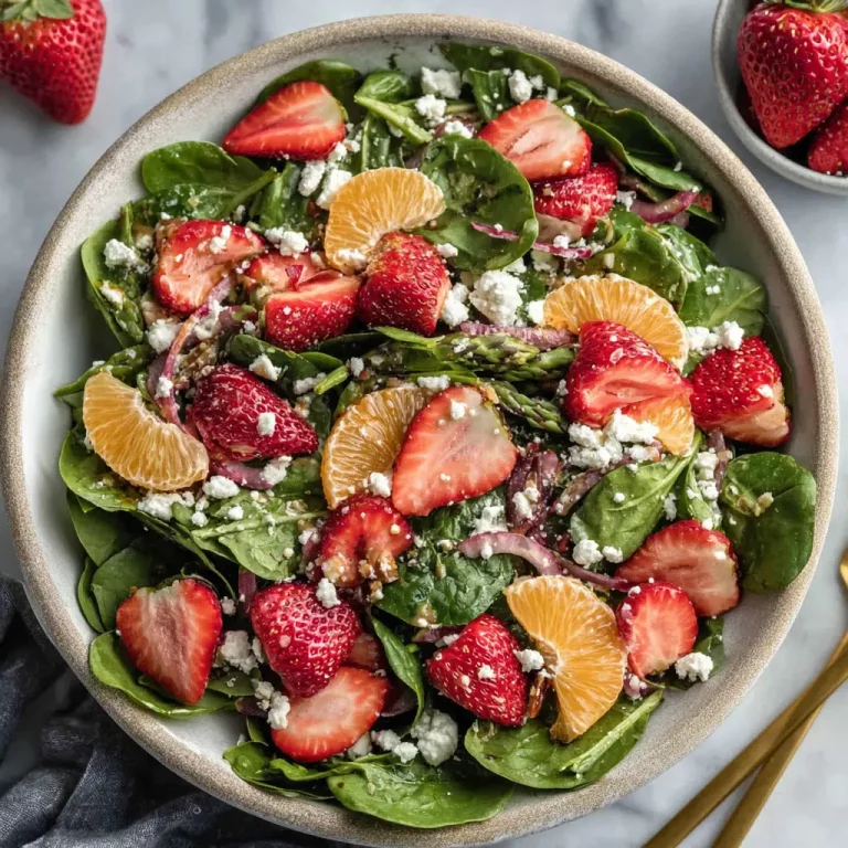 strawberry orange salad 417445430