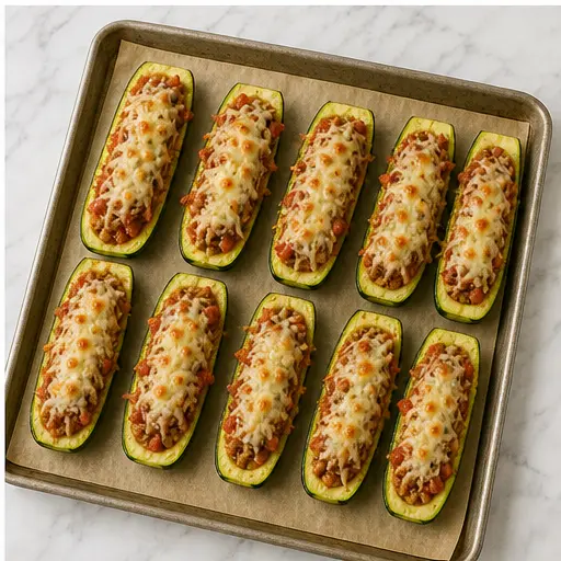 Step 4: Fill, top with cheese, and bake