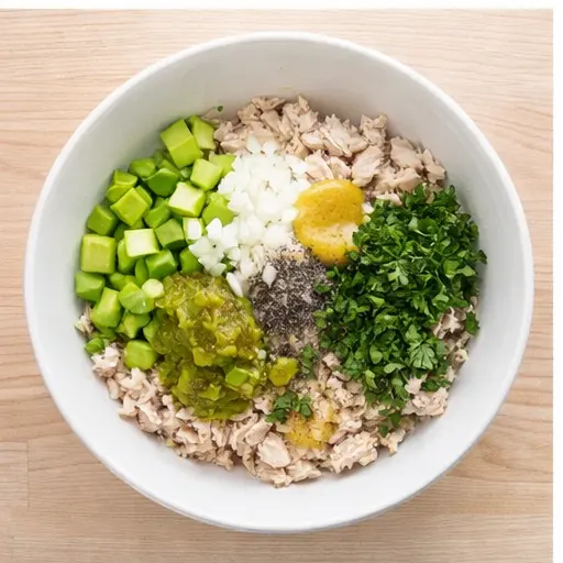 Step 3: Add all ingredients to the bowl
