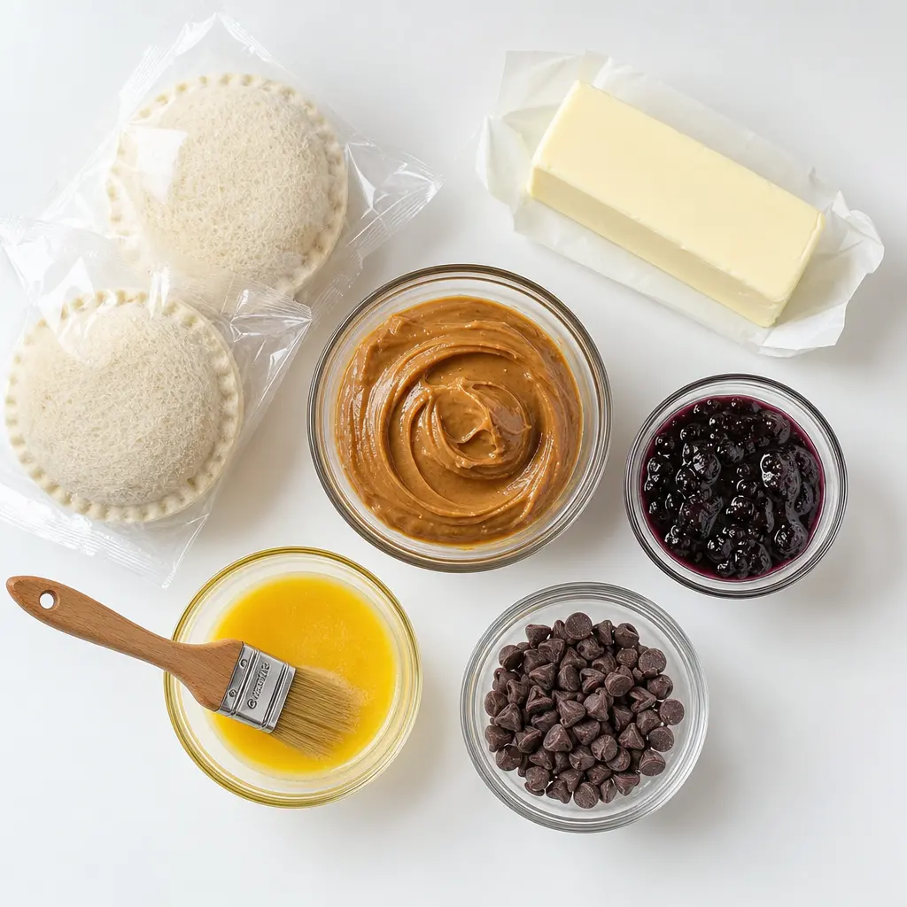 uncrustables burger sandwich - main ingredients