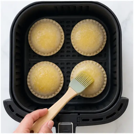 Step 3: Brush with melted butter