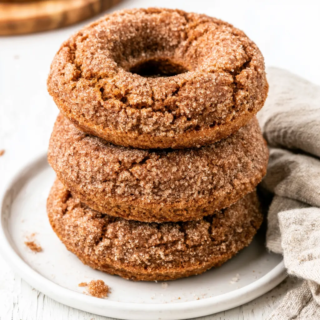 baked apple cider donuts - final presentation