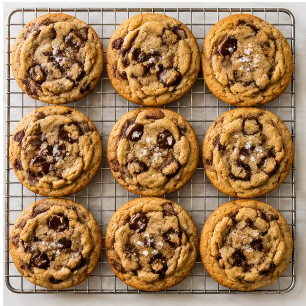 Step 4: baking cookies until golden with soft centers